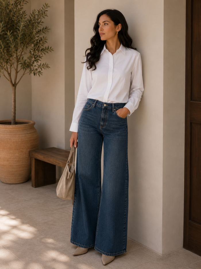 Classic Boot-Cut Jeans - Image 1