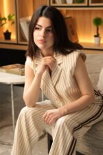 Tailored Striped Gilet - Image 2