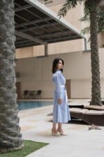⁦dress shirt blue⁩ - الصورة ⁦2⁩